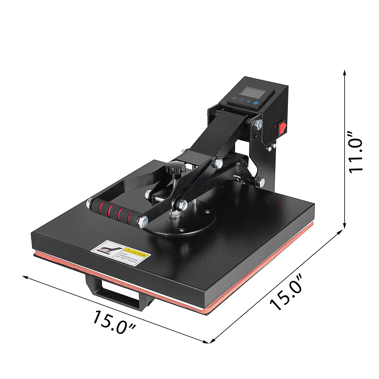 15"X15" Digital Clamshell T-shirt Heat Press Machine