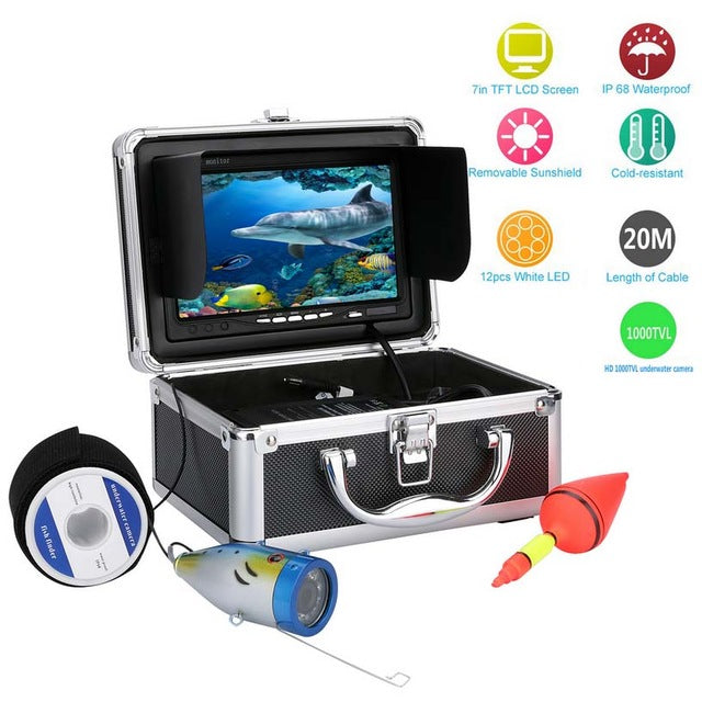 7" Fish Finder Camera (with 12 LED lights for Night Vision)