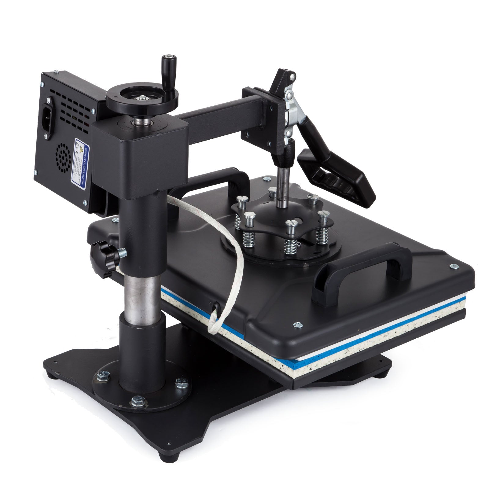 8-in-1 Swing-away Print-Transfer Machine (for T shirt, Mug, Cap,  Phone Cases, Plate, Bags & More)