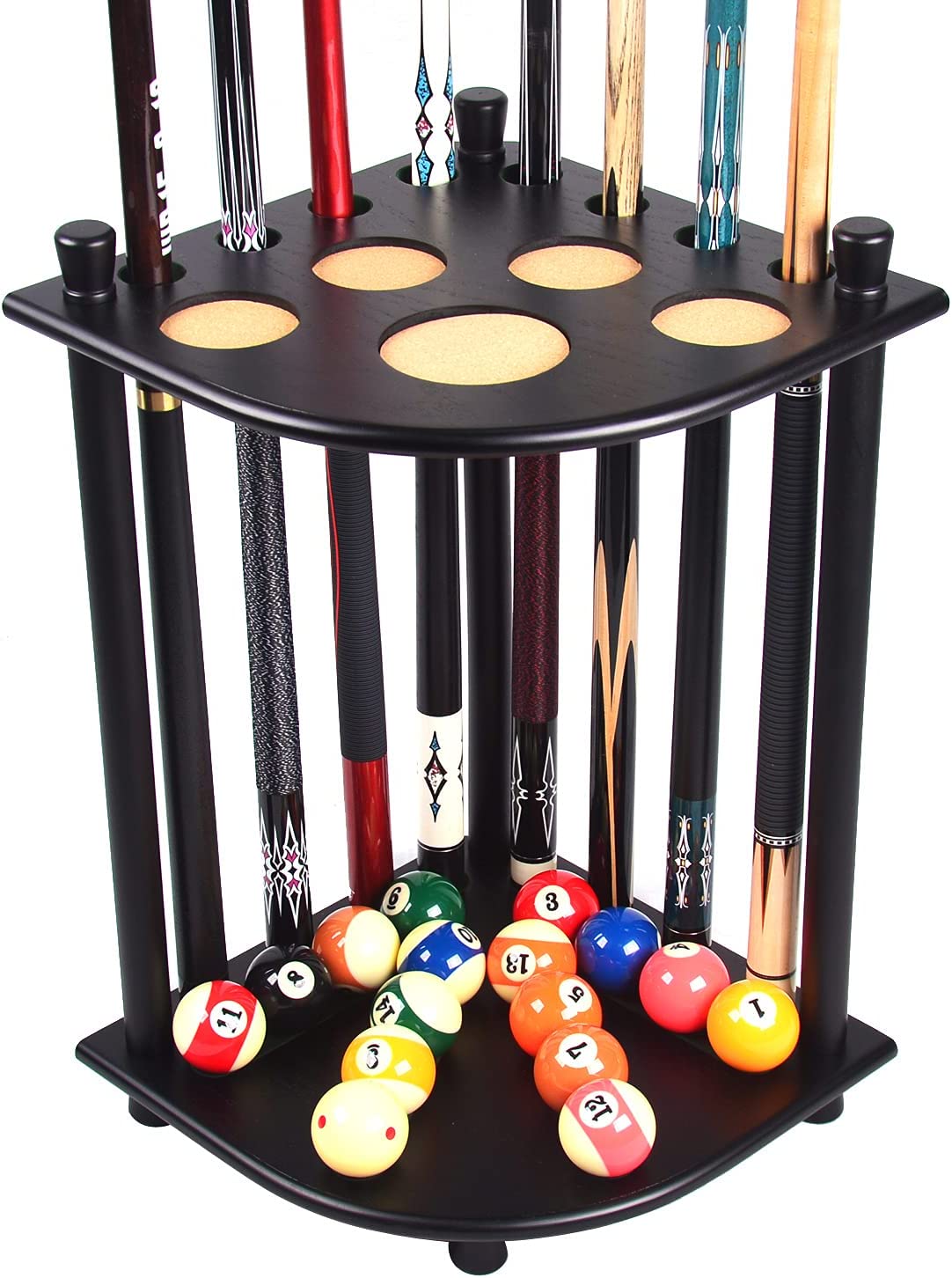 Billiard Pool Cue rack - Hold 8 pool sticks