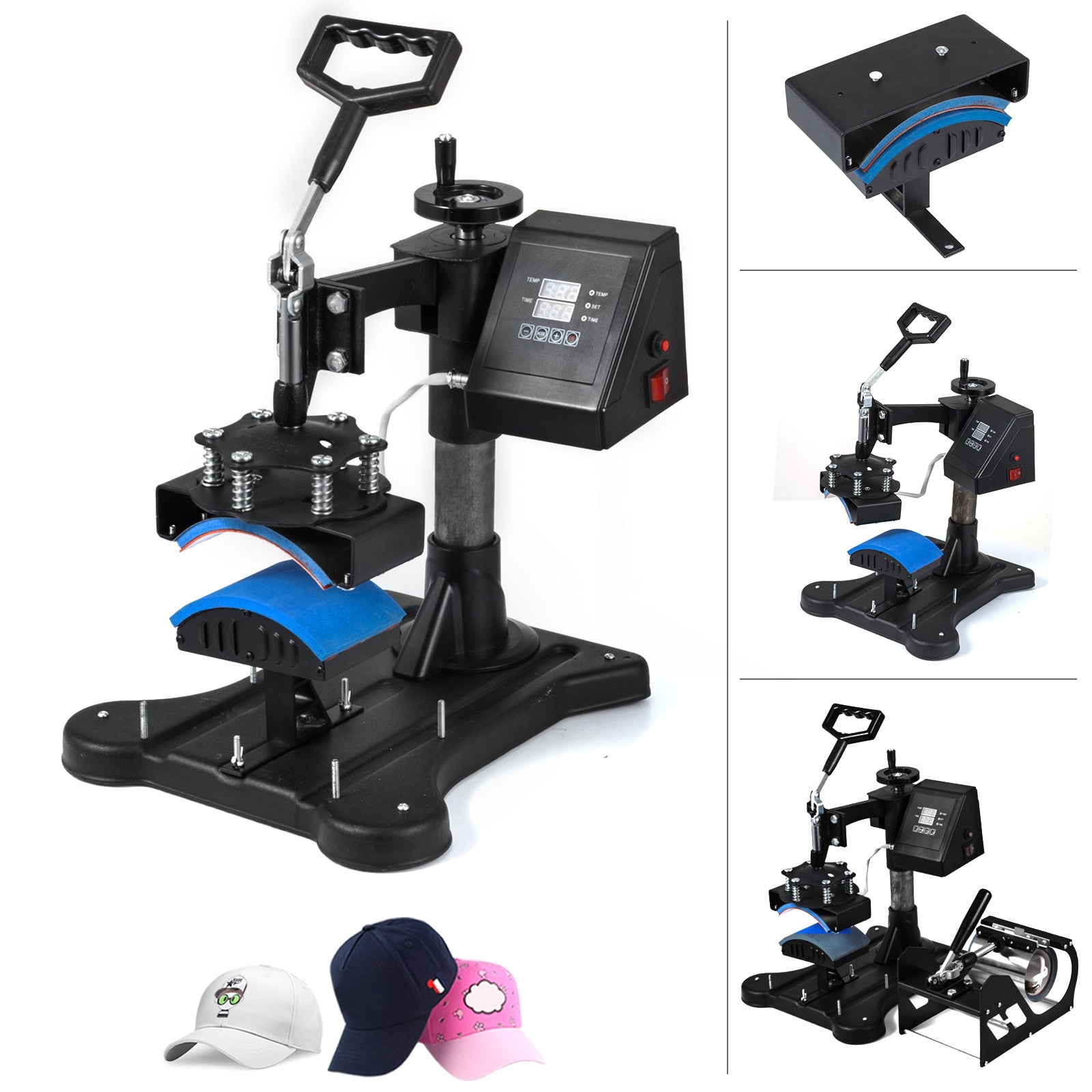 5-In-1 Swing Away Print-Transfer Machine (Mug, Cap, T Shirt, Phone Cases, Plate, Bags & More)