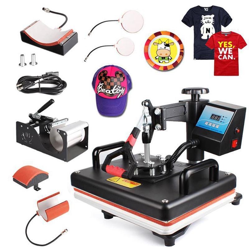 8-in-1 Sublimation Machine (Mug, Cap, T shirt, Phone Cases, Plate, Bags & More) - Handy Treat