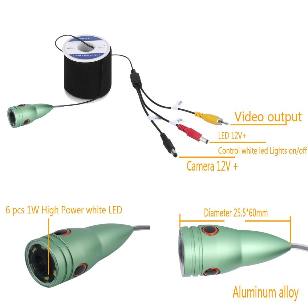 7" Fish Finder Camera (with 12 LED lights for Night Vision)